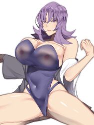 1girls alternate_breast_size bikini blue_bikini blue_swimsuit blue_swimwear breasts brown_eyes curvaceous female female_focus female_only huge_breasts human human_only jpeg labcoat large_breasts looking_at_viewer nintendo pale-skinned_female pale_skin philena_ivy pokemon pokemon_professor pokemon_rgby purple_eyes purple_hair shirosuke115 short_hair smile smiling smiling_at_viewer solo staring_at_viewer swimsuit swimwear thick_thighs wide_hips