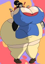 ! 1girls ass big_ass big_breasts breasts cleavage fat_ass female female_focus female_only fully_clothed giant_breasts gigantic_breasts huge_ass huge_thighs hyper hyper_ass hyper_breasts hyper_hips hyper_thigbs inkling massive_ass massive_breasts milf nintendo queencurvy round_ass solo splatoon surprised tall_female thick_ass thick_thighs wide_hips