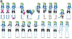 1girls equestria_girls friendship_is_magic hasbro kisekae looking_at_viewer my_little_pony outfit_variant qr_code rainbow_dash_(eg) rainbow_dash_(mlp) rainbow_hair rainbow_socks solo solo_female spnati sprite_sheet strip_poker_night_at_the_inventory stripping transparent_background undressing