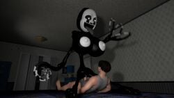 3d animated bed bedroom female female_on_male five_nights_at_freddy's five_nights_at_freddy's_4 male marimike marionette_(fnaf) michael_afton nightmare_waifu nightmarionne no_sound puppet_(fnaf) riding_cock riding_penis rule_63 sex source_filmmaker swinging_breasts tagme vaginal_penetration video yuuki_momofox