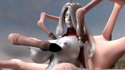 3d 3d_model giantess large_breasts outside outside_sex spider_legs thick_thighs ultraman_(franchise) ultrawoman wide_hips yoidore