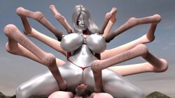 3d 3d_model giantess large_breasts outside outside_sex spider_legs thick_thighs ultraman_(franchise) ultrawoman wide_hips yoidore