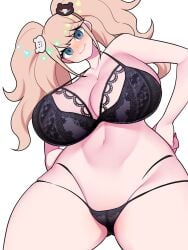 1girls 2d 2d_(artwork) 5_fingers asian asian_female background beige_body beige_skin bellupup belly belly_button bend_over bending bending_forward bending_over bent_forward bent_over black_bra black_panties blonde_female blonde_hair blonde_hair_female blush blushed blushing blushing_at_viewer bra breasts butt cleavage cleavage_cutout closed_mouth clothed clothed_female clothes clothing cropped cropped_legs curvy curvy_body curvy_female curvy_figure curvy_hips curvy_thighs danganronpa ear ears ears_up eyelashes eyes eyes_open eyes_wide_open female female_only fingernails fingers girl grey_eyes gyaru hair hair_ornament hips hourglass_figure human junko_enoshima large_breasts light-skinned light-skinned_female light_skin long_hair looking_at_viewer looking_down matching_underwear mouth_closed nail_polish neckwear open_mouth painted_fingernails painted_nails panties partially_clothed partially_clothed_female partially_nude partially_nude_female partially_undressed plump pointy_chin pony_tail ponytail pov pov_eye_contact red_nail_polish red_nails simple_background skirt skirt_down slightly_chubby slightly_chubby_female smile smiling smiling_at_viewer solo solo_focus spread_legs tease teasing teasing_viewer textless thick_thighs thighs tied_hair tits under_skirt underboob underwear video_game video_game_character video_game_franchise video_games voluptuous voluptuous_female white_background white_body white_skin white_skinned_female wide_eyed wide_hips wide_thighs woman yellow_hair