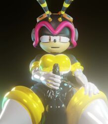 animated anthro bee charmy_bee eggsaladsandwich elbow_gloves femboy hand_on_penis helmet horny horny_male insect latex latex_armwear latex_bodysuit latex_boots latex_clothing latex_gloves latex_legwear latex_suit loop looping_animation male male_focus male_only masturbating masturbation no_sound penile_masturbation rouge_the_bat_(cosplay) sega solo solo_male sonic_(series) sonic_the_hedgehog_(series) tagme thick_thighs video wide_hips