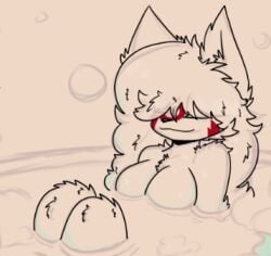 bath bathing bathroom bathtub censored_breasts convenient_censoring doodle furry furry_female imgflip ms_memer_group no_sex nude zizi zizidoodles