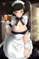 becky_(persona) breasts fully_clothed lindaroze maid maid_uniform persona persona_5 persona_5_royal sadayo_kawakami