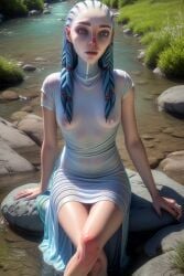 ai_generated alien_girl alien_humanoid braided_hair gwyndala nipples_visible_through_clothing pale-skinned_female star_trek star_trek_prodigy vau_n'akat_(species)