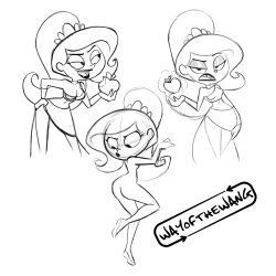 ass breasts eris_(billy_and_mandy) sketch the_grim_adventures_of_billy_and_mandy thewayofthewang