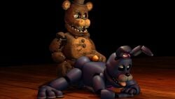 ass ass_grab big_dick big_dick_energy big_penis bonnie_(fnaf) dick five_nights_at_freddy's five_nights_at_freddy's_2 fnaf gay jack-o_pose original_character penis richardbunbon withered_freddy