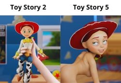 3d 3d_(artwork) buttyseeker disney doggy_style jessie_(toy_story) meme pixar toy_story toy_story_2 toy_story_3 toy_story_4