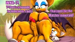 3d big_penis dialogue hand_on_penis huge_cock imminent_sex naked_female naked_male penis_awe reverse_cowgirl_position rouge_the_bat sarahdellen sega sfm sonic_(series) sonic_the_hedgehog_(series) source_filmmaker tails tails_the_fox