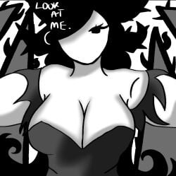 anafabula big_ass big_breasts breasts curvy curvy_figure eyes gigantic_breasts large_ass large_breasts scp-2747 scp_foundation solo white_background