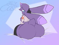 big_ass big_ears blue_eyes bubble_butt castesystem fluffy_tail huge_ass thick_thighs wide_hips