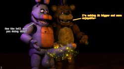 bonnie_(fnaf) dick felhesznelenev five_nights_at_freddy's fnaf gay golden_freddy_(fnaf) growth growth_(enlargement) growth_sequence huge_balls huge_cock huge_cock hyper hyper_cock hyper_penis magic original_character penis richardbunbon tease teasing