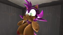 3d 3d_(artwork) amy_rose anthro asphyxiation big_breasts breasts completely_nude covering_mouth drowning eulipotyphlan female furry green_eyes hairband headband hedgehog kidnapped mammal nipples nude nude_female panicking peril pink_body pink_fur sega sfm solo solo_female sonic_(series) sonic_the_hedgehog_(series) thehumblefellow trapped underwater water