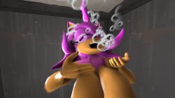 3d 3d_(artwork) air_bubbles amy_rose anthro asphyxiation big_breasts breasts bubbles closed_eyes completely_nude drowning eulipotyphlan female furry hedgehog kidnapped mammal nude nude_female peril pink_body pink_fur sega sfm solo solo_female sonic_(series) sonic_the_hedgehog_(series) thehumblefellow trapped underwater water