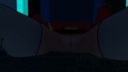 3d 3d_(artwork) bed bedroom belt belt_buckle close-up exposed_pussy legs_apart mario_(series) nintendo_switch playing_videogame pussy shy_gal shygal_(cryptiacurves) skirt stockings switch_console thighhighs vrchat vrchat_avatar