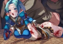 1girls 2girls arm_grab ass bare_arms big_ass blood blue_eyes blue_hair boots breasts bro_wtf… broken_rape_victim cum_in_mouth cum_on_ass cum_on_body cum_on_face empty_eyes female fingerless_gloves fiora_(fire_emblem) fire_emblem fire_emblem:_the_blazing_blade gloves injury long_hair male medium_breasts multiple_boys nintendo on_stomach open_mouth prone_bone rape rough_sex ryona scar sex tanaoji thigh_boots throat_grab torn_clothes