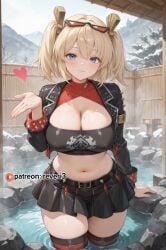 ai ai_art ai_generated areola artificial_intelligence bangs big_breast big_breasts big_titties blonde_hair blue_eyes braless breasts burnice_white covered_erect_nipples covered_nipples curvy curvy_body eyelashes female hoyoverse huge_boobs huge_breast huge_breasts huge_titties large_boobs large_breast large_breasts large_tits large_titties looking_at_viewer massive_boobs massive_breast massive_breasts massive_tits massive_titties nipples no_bra outdoors patreon reveri3 short_hair solo standing stomach thick thick_body thighs titties yellow_hair zenless_zone_zero