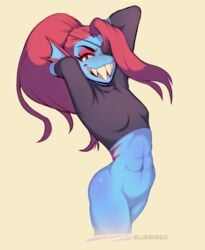 undyne from undertale by bluebreed