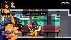 1boy 1girls animated anthro chiro_(gamer_struggles) cum cum_in_pussy cum_inside cumbusters female female_moaning furry gameplay gamer_struggles male male/female moaning nude on_ground pixel_art public_sex sound sound_effects tagme vaginal_penetration video voice