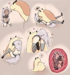 digesting_live_prey digesting_prey echidna_wars_dx female_prey head_first sachiho slug slug_vore swallowed_alive swallowed_whole unwilling_prey vore