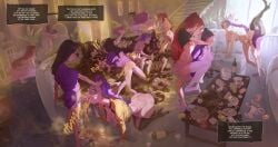 coprophagia coprophilia coprophilic_intercourse eat_shit eating food futanari huntrix hyper_feces hyper_scat kpop_demon_hunters mira_(kpop_demon_hunters) orgy original_character puke rumi_(kpop_demon_hunters) scat toilet tomoe_draws tomoopachyy vomit zoey_(kpop_demon_hunters)