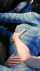 1boy 1boy1girl 1girls 3d alien alien_girl allazard34 animated athletic_female avatar blue_skin bouncing_ass bouncing_breasts dubious_consent human human_penetrating light-skinned_male na'vi neytiri sound spider_(avatar) tagme tall_female video
