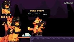 1boy 1girl anthro anthro_on_anthro anthro_penetrated boobs cum gameplay tagme video