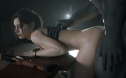 1boy 1boy1girl 1female 1girl1boy 1girls 1male 3d 3d_(artwork) ambiguous_penetration ass ass_focus bending_over blender blender_(software) blender_cycles blue_eyes brown_hair bubble_ass bubble_butt butt_focus cabezadeperro00 capcom cheeks claire_redfield claire_redfield_(jordan_mcewen) female female_focus firm_ass from_behind from_behind_position hips hips_wider_than_shoulders long_hair looking_at_partner looking_back looking_pleasured male male/female male_penetrating male_penetrating_female monster monster_cock monster_on_female mr_x no_panties nude_female penetration pleasure pleasure_face pleasured pleasured_face pleasured_female ponytail resident_evil resident_evil_2 resident_evil_2_remake sex tank_top tank_top_lift tanktop tied_hair tyrant wide_hips