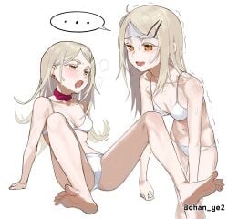 ... 1girls 2d 2d_(artwork) 2d_artwork ankles arm_support bare_arms bare_belly bare_calves bare_chest bare_hands bare_hips bare_knees bare_legs bare_midriff bare_navel bare_shoulders bare_skin bare_soles bare_thighs bare_toes barefoot belly belly_button blonde-haired_female blonde_female blonde_hair blonde_hair_female bra breasts calves chan_ye2 choker cleavage collar collarbone digital digital_art digital_drawing digital_drawing_(artwork) digital_media digital_media_(artwork) ear_piercing exhausted exhausted_female exposed_arms exposed_belly exposed_chest exposed_hips exposed_legs exposed_midriff exposed_navel exposed_shoulders exposed_skin exposed_thighs exposed_toes feet female female_focus female_only fingernails fingers full_body gakuen_idolmaster groin hair_clip hair_clips hairclip hairclips half-closed_eyes half_naked half_nude head_tilt high_resolution highres idolmaster idolmaster_cinderella_girls inframammary_fold knees knees_up lean_figure legs legs_apart legs_spread long_hair midriff naked naked_female naked_woman narrow_waist navel nude nude_female nudity open_mouth orange-eyed_female orange_eyes panties parted_bangs parted_lips petite petite_body petite_breasts petite_female petite_girl petite_tits pierced_ear red_choker red_collar semi_nude shinosawa_hiro shoulders simple_background sitting sleepy slender_body slender_waist slim_waist small_breast small_breasts soles solo spread_legs spreading_legs spreading_thighs standing the_idolm@ster the_idolm@ster_cinderella_girls thighs tilted_head tiny_breasts tired tired_expression tired_eyes tired_look toes tongue tremble_lines trembling trembling_ass trembling_legs trembling_lines trembling_penis twitch_lines twitching underwear underwear_only white_background white_bra white_panties white_underwear