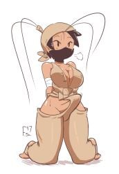 1futa 2017 bulge bulge_under_clothes erection erection_under_clothes fernal-scarlet fondly-scarlet fondly_aloe futa_only futanari ibuki ibuki_(street_fighter) penis signature solo street_fighter street_fighter_iii tagme tenting white_background