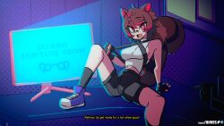 animated animated_gif ass ass_focus ass_grab big_breasts breasts diives gif long_legs long_tail nude nude_female peru rakkun squirrel squirrel_ears squirrel_girl squirrel_humanoid squirrel_tail tail virtual_youtuber vtuber youtube youtube_hispanic youtuber youtuber_girl youtubers