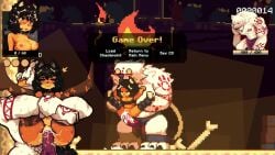 1boy 1girls animated anthro anthro_on_anthro anthro_penetrated bigger_male chiro_(gamer_struggles) cum cum_in_pussy cum_inside cumbusters female furry gameplay gamer_struggles male monster questionable_consent size_difference sound sound_effects standing tagme vaginal_penetration video voice