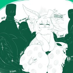 1girls alternate_version_available ass_bigger_than_head ass_bigger_than_torso fat_ass female grabbing_thighs hyper hyper_ass hyper_thighs petting petting_head public sinking_grip tagme talking text thick_thighs tuppenjskewer vore