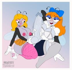 1female 1futa 4_arms alternate_version_at_source alternate_version_available antennae_(anatomy) areolae artist_name artist_signature auburn_hair balls big_breasts big_penis bigger_penetrated black_eyes blonde_female blue_eyelashes blue_eyeshadow blush breast_size_difference breasts camilla_zesty clothed clothed_sex clothing collared_shirt dawn's_cronies disney disney_channel enjoying_sex erect_penis erection eyes_rolling_back female_on_futa female_penetrating_intersex fondling_balls fucked_silly furry futanari futasub gloved_hands hairbow hand_behind_own_head hatokamek holding_penis huge_balls huge_cock humanoid_penis hyper_penis intersex/female jean_shorts large_wings light-skinned_female lily_(the_buzz_on_maggie) lingerie long_hair looking_at_penis looking_pleasured mature_anthro mature_futa miniskirt mostly_nude multi_arm nipples open_clothes patreon_username penis penis_out_of_pants pink_areola pink_eyelashes pink_eyeshadow pink_lipstick pink_nipples ponytail sex shirtless_female shoes shorter_female simple_background sitting_on_knees small_dom_big_sub smaller_penis_but_dominant smug_face strap-on_sex taller_female the_buzz_on_maggie thighhighs twitter_username watermark wide_hips