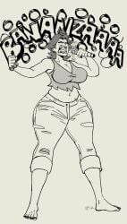 1girls 2020s 2025 2025s adult_female beastbizkit belch belching big_breasts burp_fetish burping burping_in_microphone burping_while_talking burping_words cleavage closed_eyes curvaceous curvaceous_female curvaceous_figure curvy curvy_female curvy_figure donkey_kong_(series) donkey_kong_bananza english_text freckles full_body fully_clothed jpg loud_burp mario_(series) microphone midriff midriff_baring_shirt monochrome mouth_open nintendo no_background no_color no_shoes no_socks old_clothes onomatopoeia painted_nails pauline pauline_(mario) ripped_clothes ripped_clothing ripped_pants shoeless simple_background small_waistthick_thighs solo solo_female solo_focus super_mario_odyssey text twitter_link voluptuous voluptuous_female watermark wearing_old_clothes