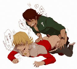 2boys anal barnaby_brooks_jr kaburagi_t_kotetsu multiple_boys tiger_&_bunny yaoi