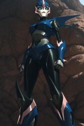 accurate_art_style ai_generated arcee arcee_(prime) justsomebuddy pussy_peek transformers transformers_prime
