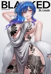 ai_generated anime azur_lane basicallynomore blacked female looking_at_viewer pubic_tattoo qos qos_tattoo queen_of_spades queen_of_spades_symbol queen_of_spades_tattoo st._louis_(azur_lane) tattoo tattoos white_skin