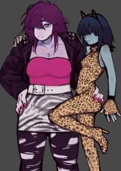 2025 anthro bitches clothes deltarune digital_media_(artwork) female girl human kris_(deltarune) kris_female_(deltarune) minominoks nonbinary prostitution questionable susie_(deltarune)
