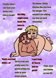 1boy1girl blonde_hair chalkbone cheating_boyfriend cuddling from_behind gay_to_straight gay_with_woman hulkling male_penetrating_female marvel milf muscular_male ntr nudity orientation_play pleasure_face scarlet_witch sexuality_change smiling stealth_sex straight teddy_altman tongue_out vaginal_penetration wanda_maximoff younger_male