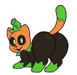 acstlu animated ass big_ass big_butt black_body black_fur felid feline feral feral_only flora_fauna inviting inviting_to_sex looking_at_viewer looking_back mp4 no_sound pumkat shaking shaking_ass shaking_butt tagme thick_thighs twerking video wanting_sex wide_hips