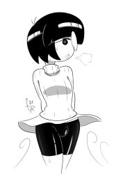 1boy 2022 artist_signature bike_shorts black_and_white black_hair bulge femboy fernal-scarlet girly glasses heavy_breathing original shiny_clothes shiny_hair signature spats spats_pants sweat sweater taffy_(fernal-scarlet) wind_lift