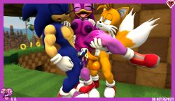 3d anthro big_penis cum cum_in_pussy cum_inside double_penetration furry naked naked_female nude nude_female sarahdellen sfm sonic_(series) sonic_the_hedgehog sonic_the_hedgehog_(series) source_filmmaker standing_on_one_leg standing_sex tails tails_the_fox threesome wave_the_swallow