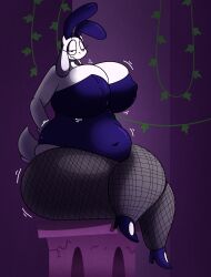 1girls 2d anthro anthro_female big_breasts breasts breasts_bigger_than_head bunnysuit chubby chubby_female color deltarune fat fat_female female_pred fishnet_legwear fishnets furry furry_female goat goat_girl goat_mom hookieloof horns huge_breasts huge_thighs long_ears looking_at_viewer mature_anthro mature_female mature_woman milf mommy mommy_kink pinup post_digestion post_vore pudgy_belly seductive seductive_eyes seductive_look seductive_smile sitting sitting_down solo solo_female solo_focus thick_thighs thighs undertale undertale_(series) video_game_character video_games