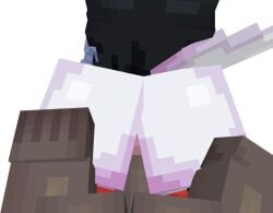 1futa 1girls 3d ambiguous_penetration anthro black_hair canine catgirl cubiclenmmo female female_penetrated furry futa_on_female futanari low_poly minecraft officer_pai_(miso_souperstar) pov white_fur