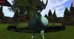 animated big_ass bubble_butt huge_ass midna tagme the_legend_of_zelda thick_thighs twilight_princess video wide_hips zer0264