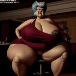 1girls 4k ai_generated ass atlantis:_the_lost_empire bbw belly belly_button big_ass disney dress gilf granny highres large_breasts massive_ass massive_breasts massive_butt massive_thighs matronai_(artist) mature mature_female mature_woman navel obese obese_female old older_female patreon patreon_username pinup red_dress sagging_breasts ssbbw stable_diffusion thick_thighs twitter_username wide_hips wilhelmina_packard