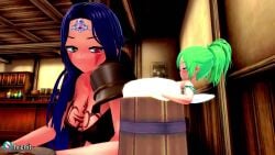 1futa 1girls 3d animated big_dom_small_sub character_request copyright_request elara's_odyssey elara(hrenit) fairy fairy_wings fit fit_futanari futa_on_female futanari green_hair grinding grinding_on_penis heterochromia hrenit kissing luna(hrenit) night original original_characters size_difference smaller_female sound tagme tattoo text uncensored valencia(hrenit) video waking_up